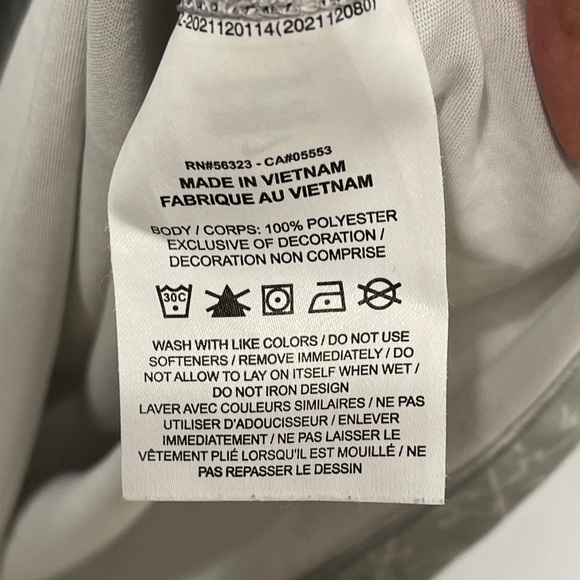 TW Tiger Woods Men's Nike Dri-FIT ADV Golf Polo Light Smoke Gray DX6092-077 Lrg - Picture 9 of 13